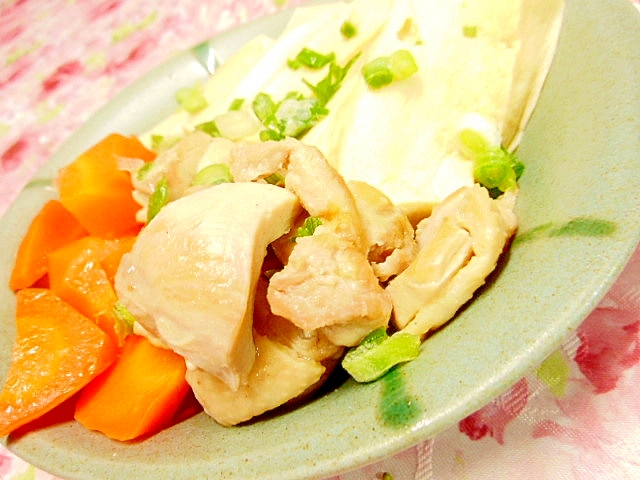 ❤鶏もも肉と人参と高野豆腐の煮物❤