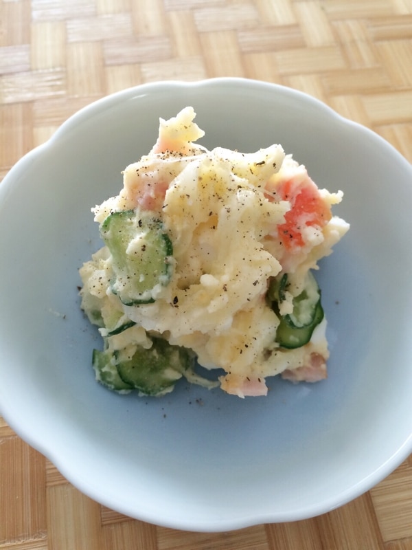 新玉ねぎたっぷり〜マッシュポテトのポテトサラダ レシピ