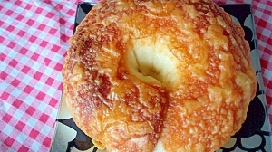 簡単♪ダブルチーズベーグル