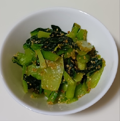 小松菜の一番美味しい食べ方！小松菜の胡麻和え
