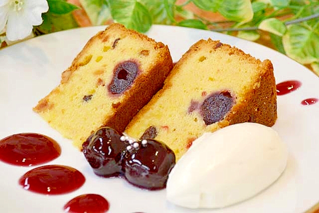 チェリーケーキ レシピ 作り方 By 楽天出店店舗 パンとお菓子材料のマルコ 楽天レシピ