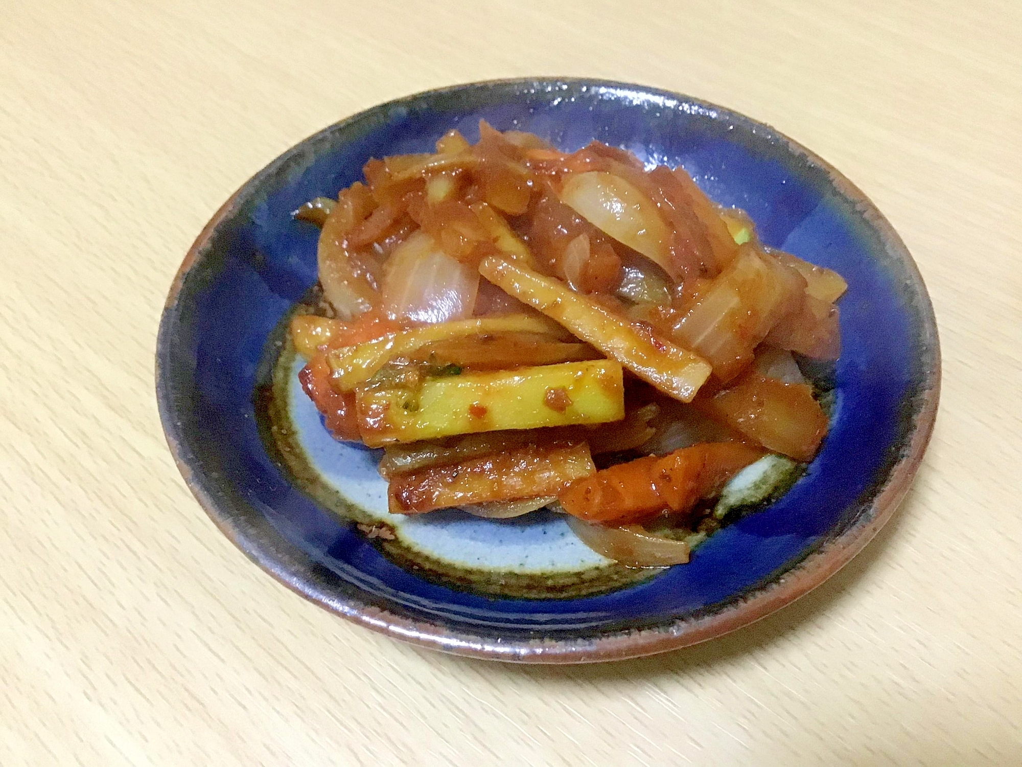 辛い！残ったレッドカレーペーストでタイ風野菜炒め