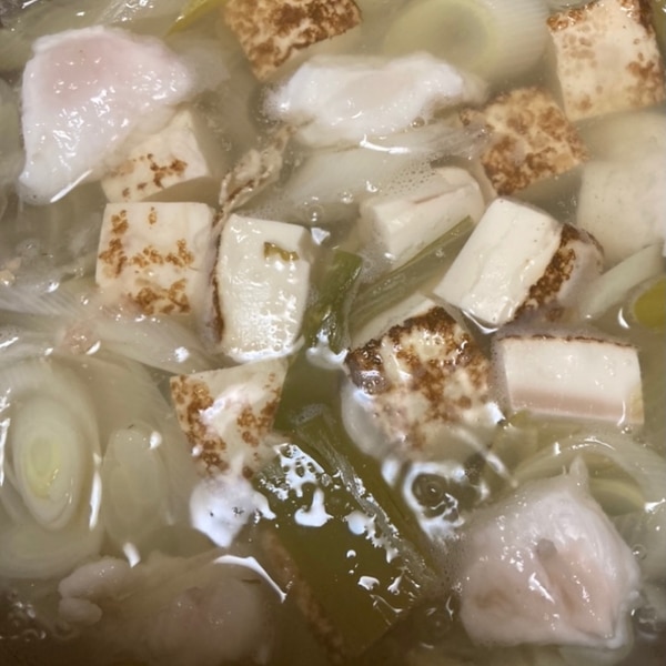 カワハギ と焼き豆腐 下仁田ネギの白だし鍋 レシピ 作り方 By ボンド子 楽天レシピ カワハギ と焼き豆腐 下仁田ネギの白だし鍋 レシピ 作り方 By ボンド子 楽天レシピ