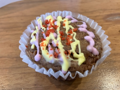 【バレンタインに】ココアカップケーキ