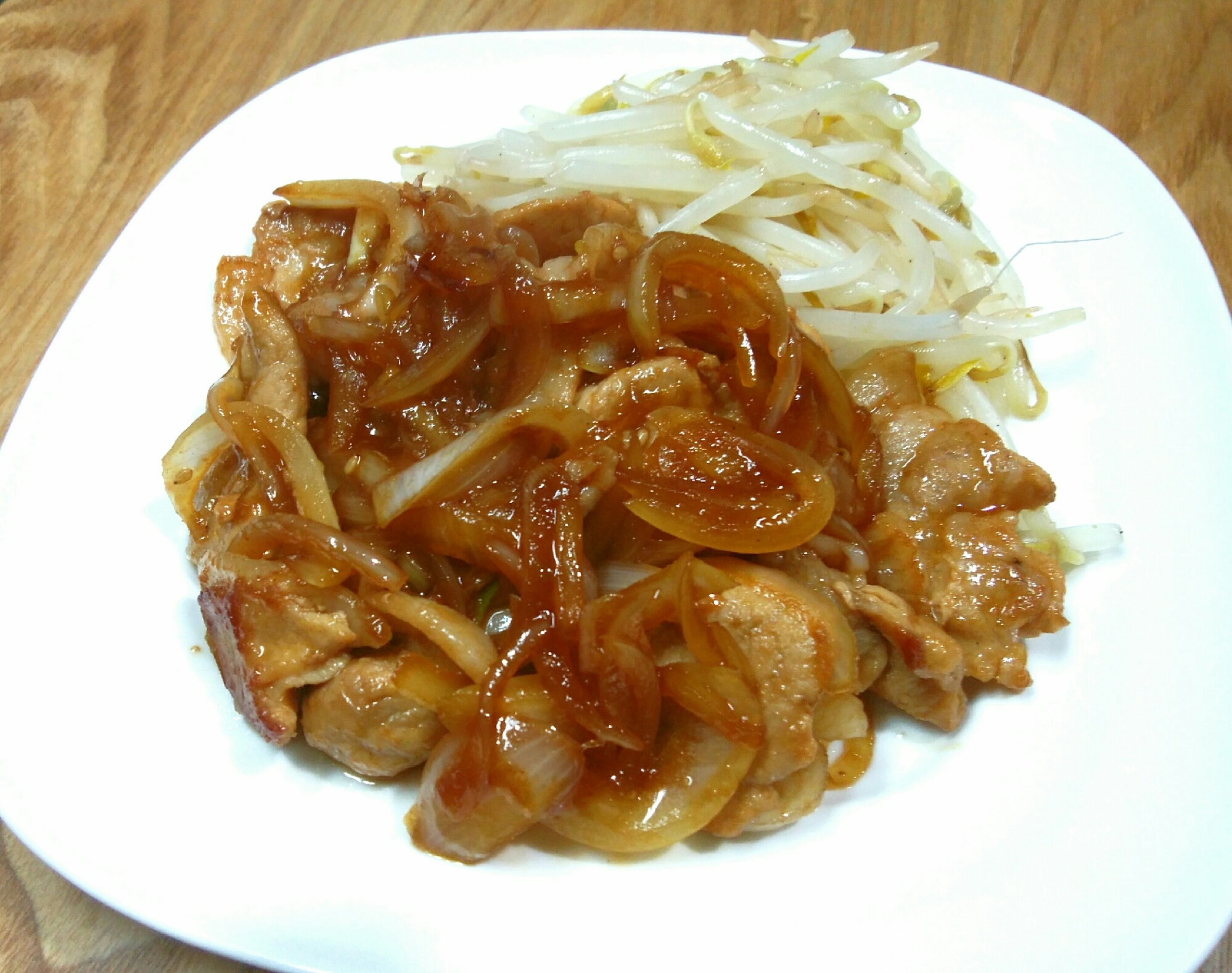 豚焼き肉もやし添え‼お弁当にサッと❣