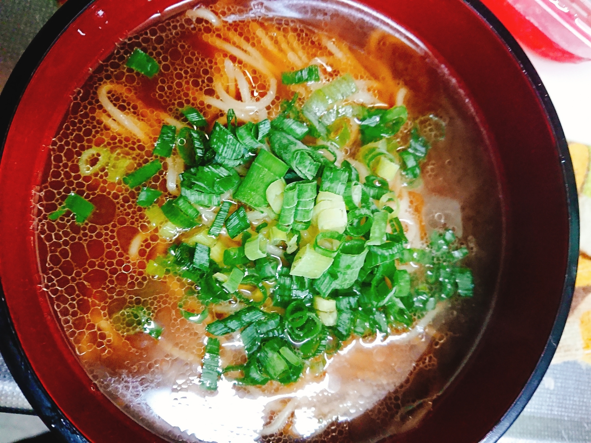 ネギたっぷり醤油ラーメン