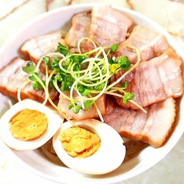 圧力鍋だから柔らかい 豚バラチャーシュー丼 レシピ 作り方 By Torezu 楽天レシピ 圧力鍋だから柔らかい 豚バラチャーシュー丼 レシピ 作り方 By Torezu 楽天レシピ