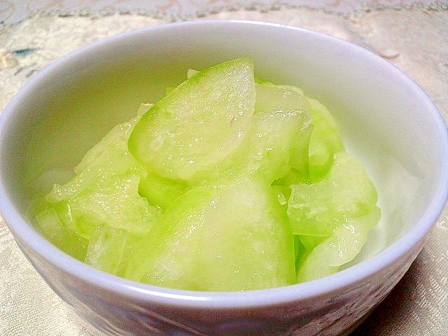 【おすすめレシピ】冬瓜のパリパリ漬物