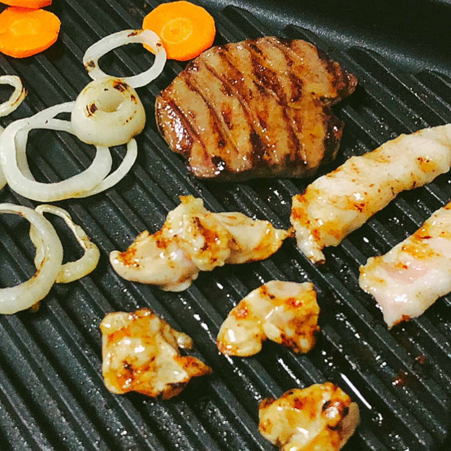 厚切り牛タンの焼き肉