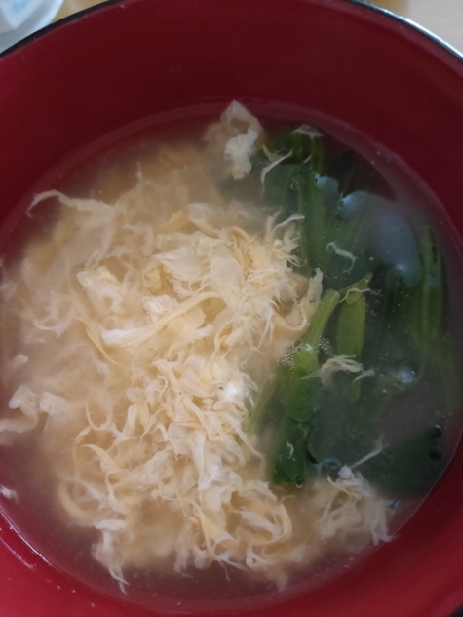 中国家庭料理、ほうれん草の玉子スープ