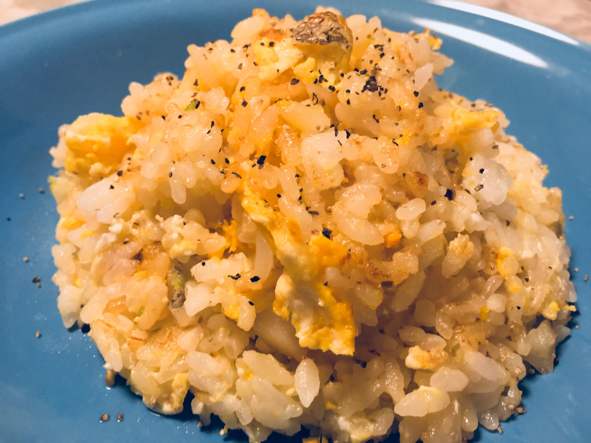 鱈と長ねぎのチャーハン