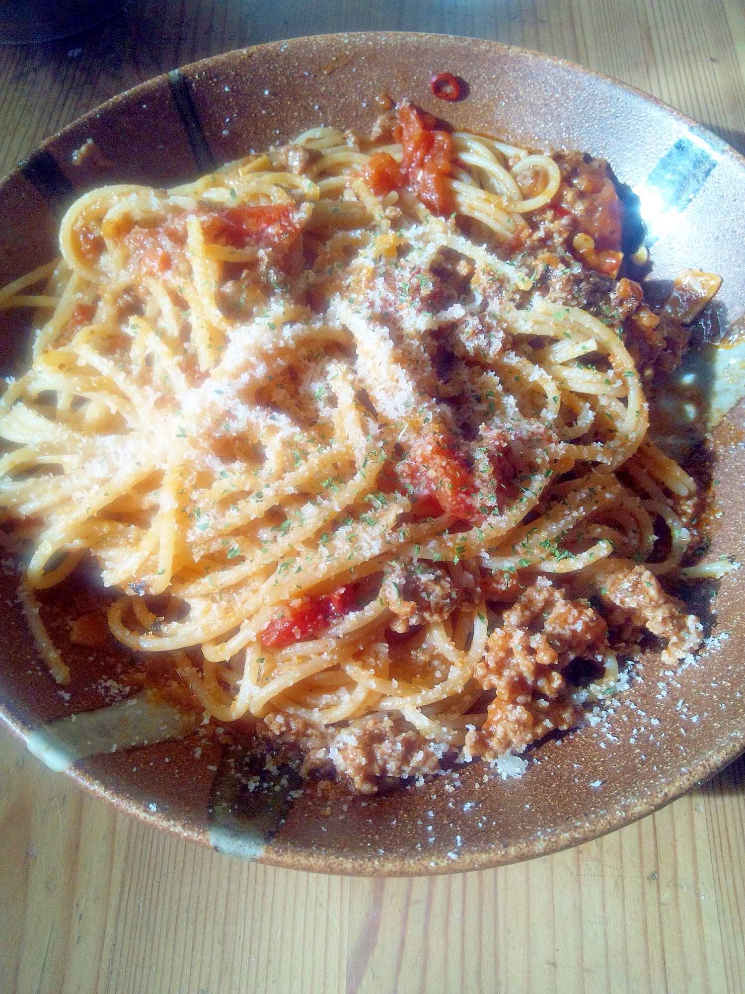 ☆パスタ祭り☆ミートソースパスタ&チーズ