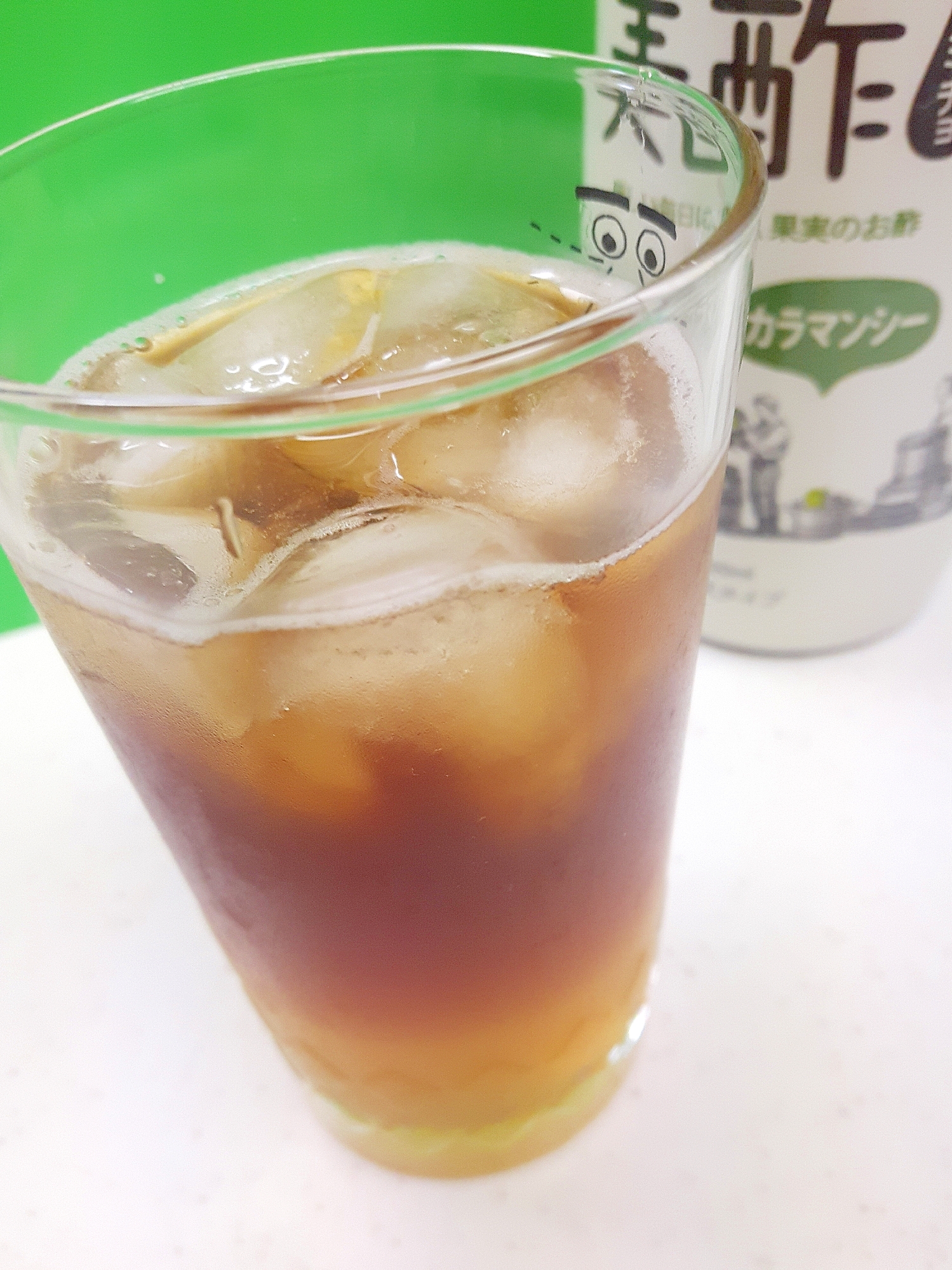 美酢＆紅茶♪(^^)カラマンシーアイスティー♪