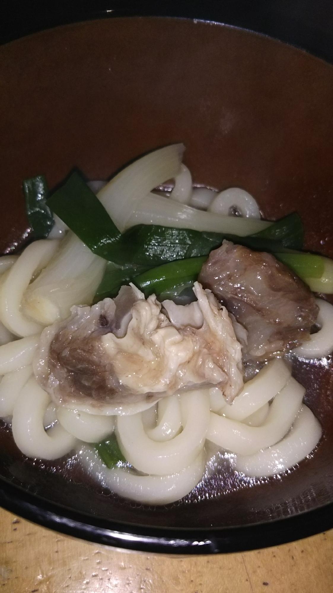 分葱入りホルモンうどん(о´∀`о)