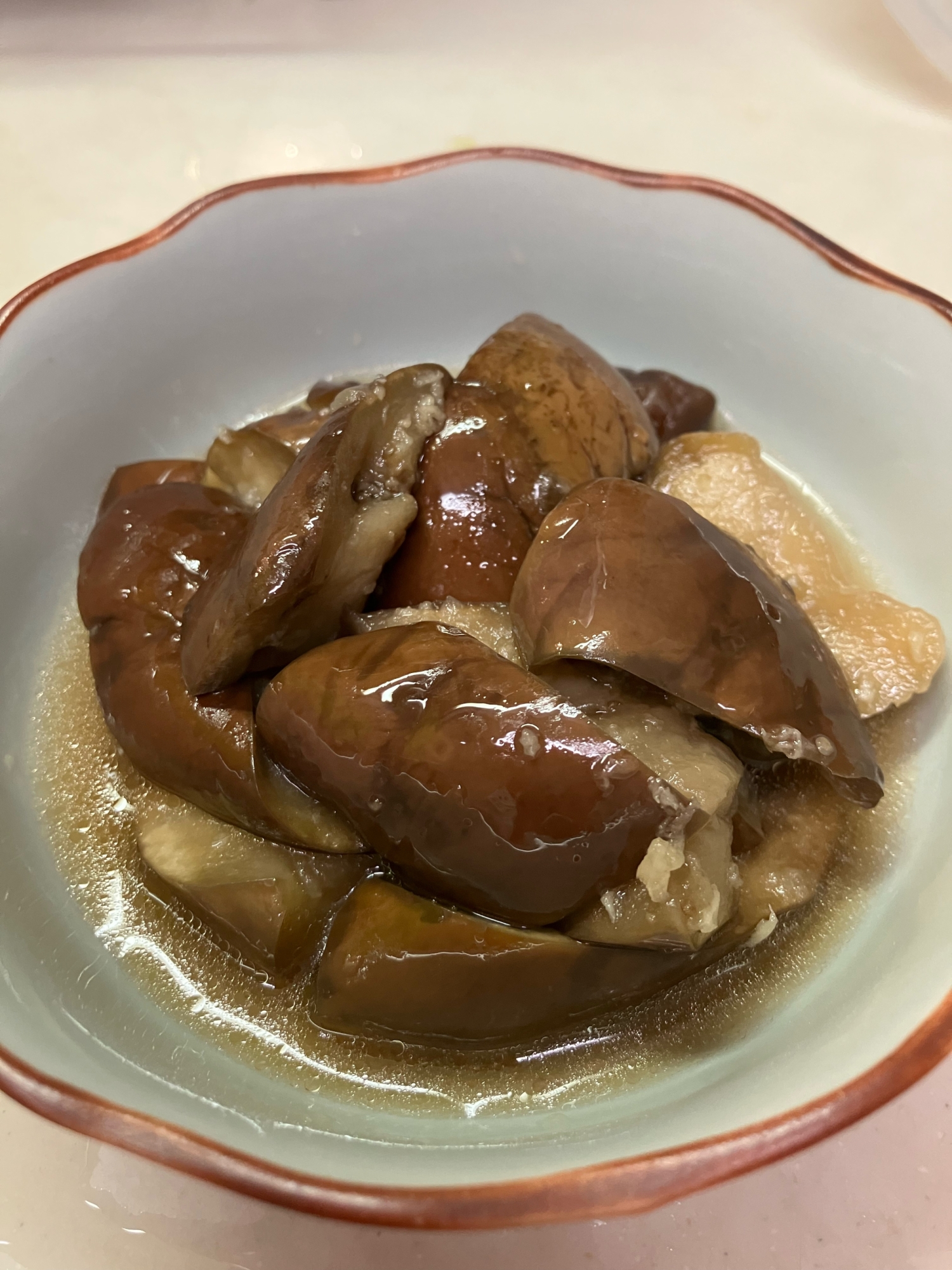 電子レンジでナスの煮浸し！