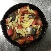 サバの味噌煮缶とトマト チーズのグリル焼き レシピ 作り方 By ぽよっちぷーちゃん 楽天レシピ