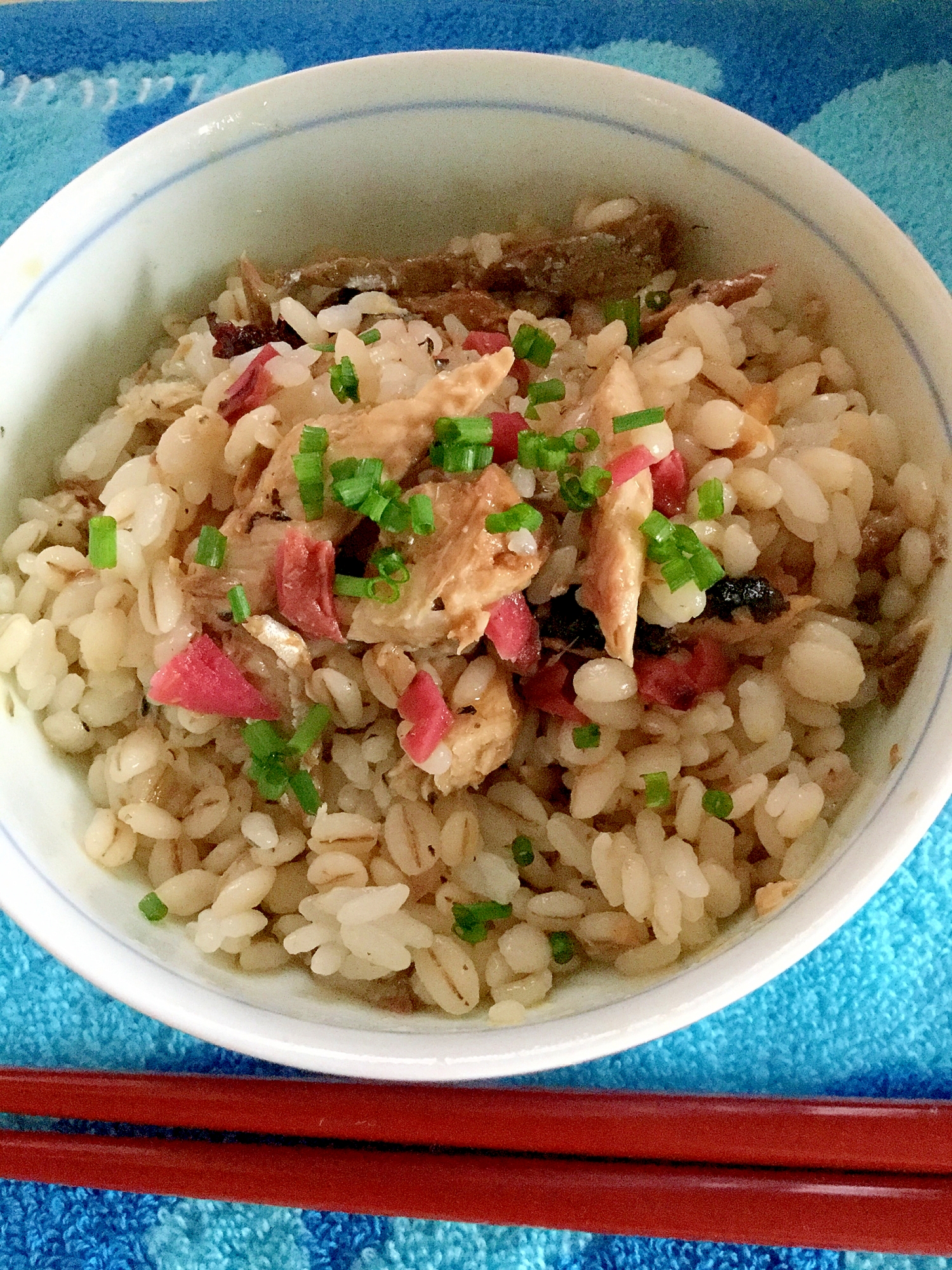 秋刀魚の煮付けの混ぜご飯