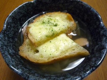 パンにスープが染みて美味しかった♪
本格的に作ると面倒なので、お手軽レシピ嬉しいです！