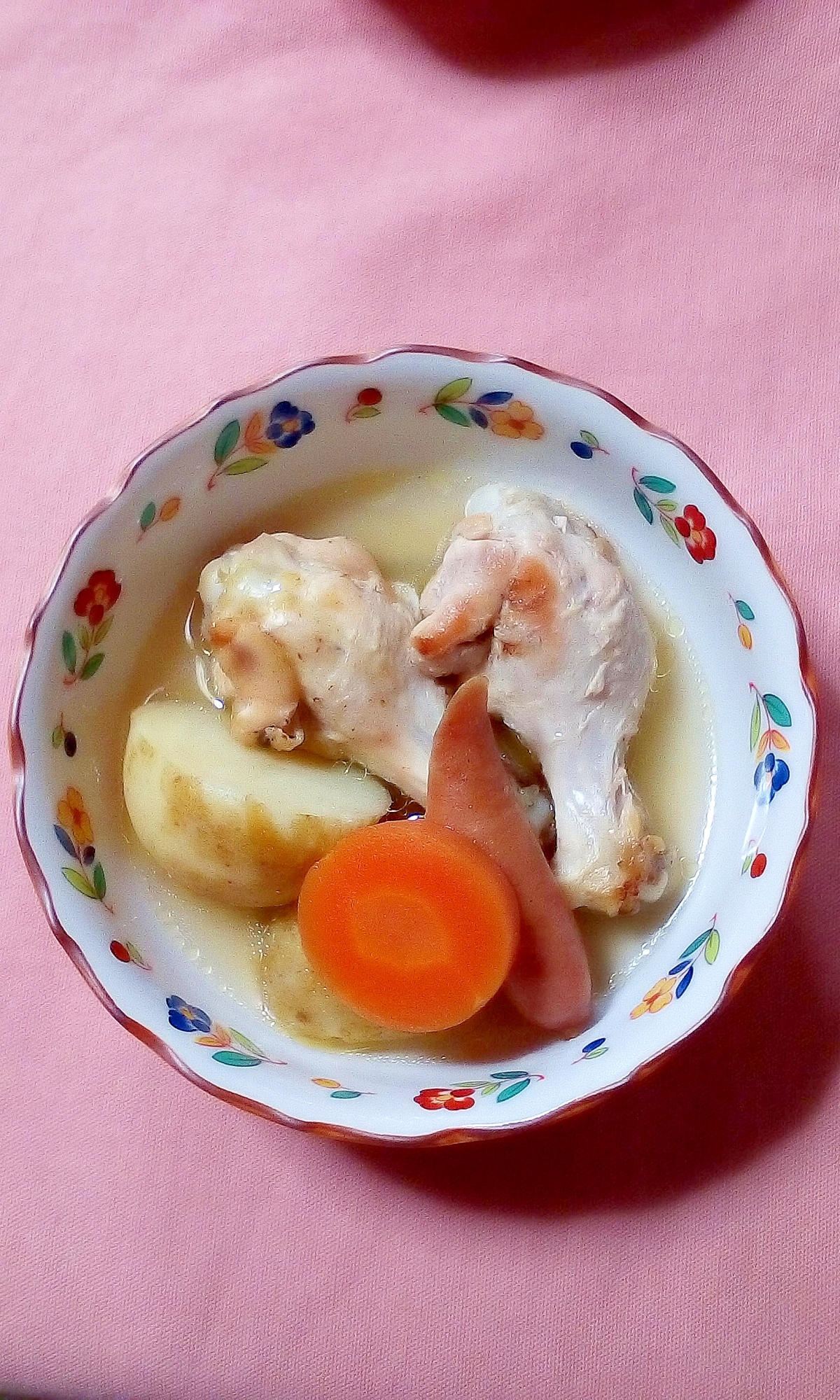 野菜と鶏肉のスープ煮込み