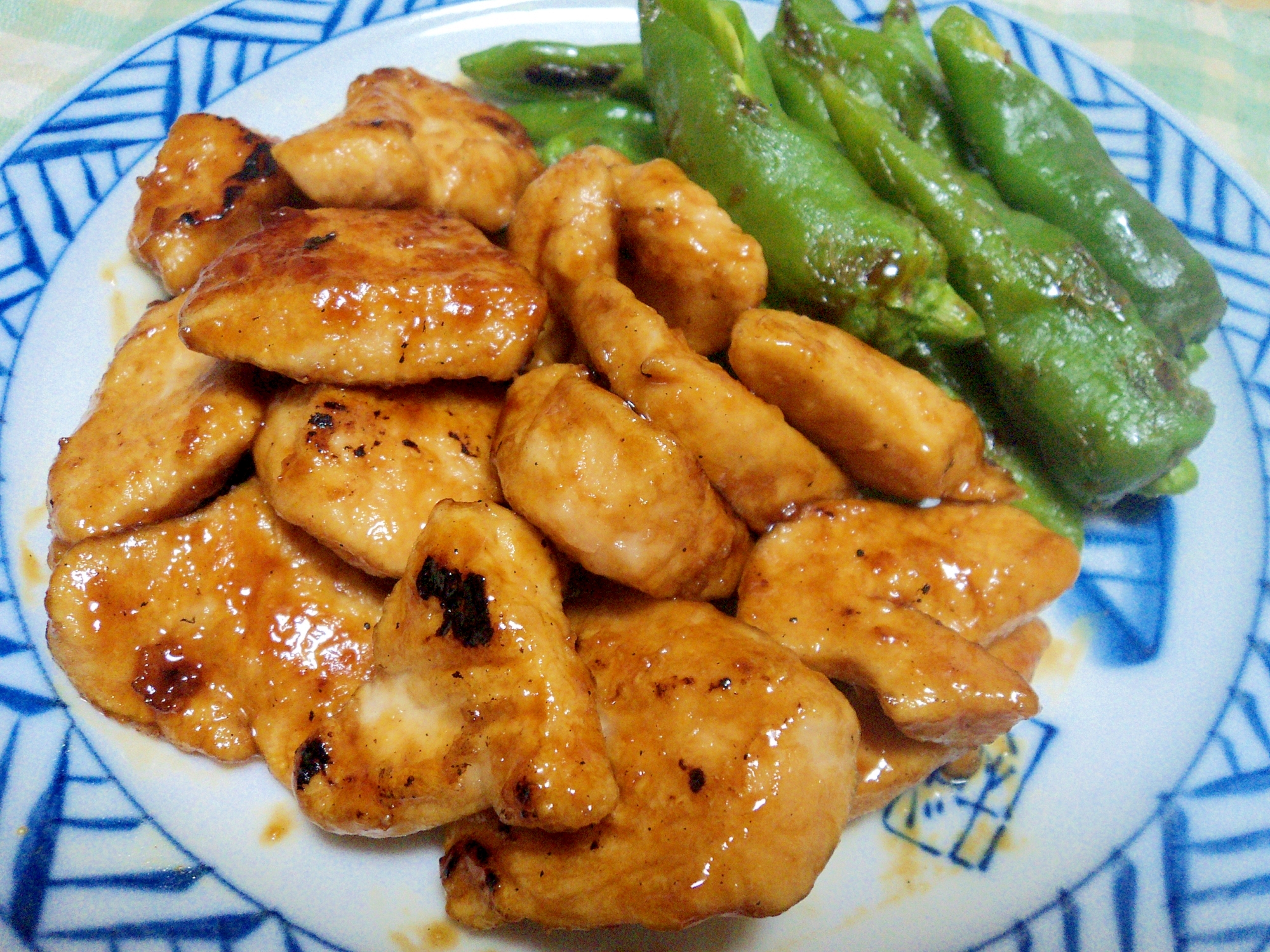 胸肉でヘルシーに　とり胸肉の焼き鳥風