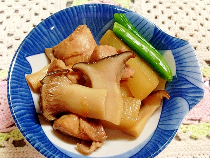 鶏もも肉と大根のマーマレード煮