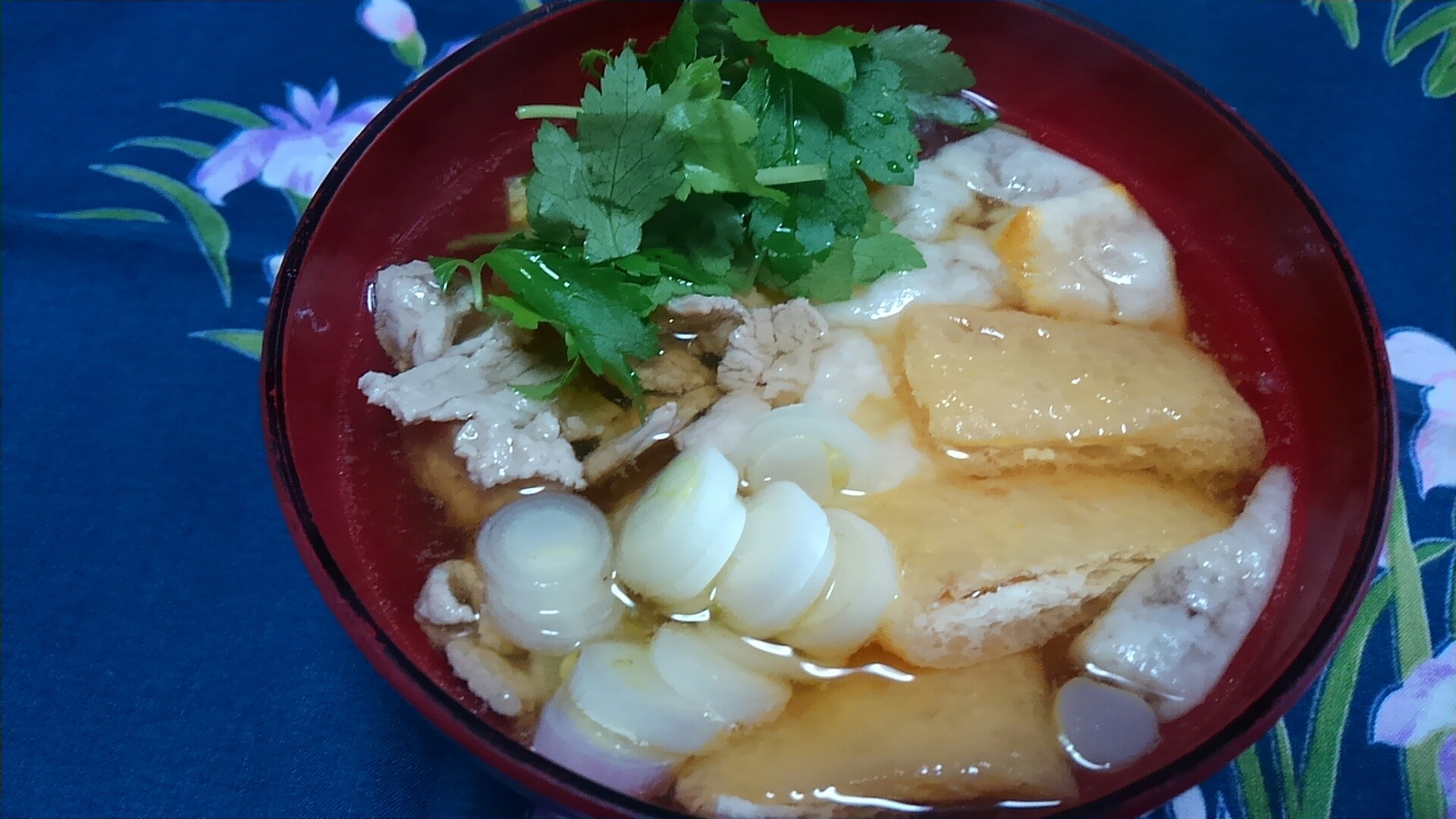 豚肉入り雑煮＊