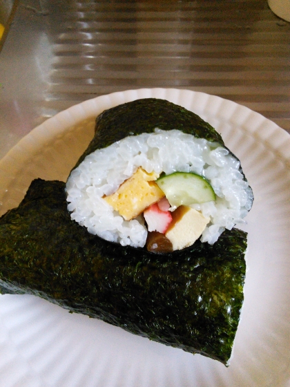 高野豆腐をいれたのは初めてですが美味しかったです。

北北西向いて食べました～( ＾ω＾ )