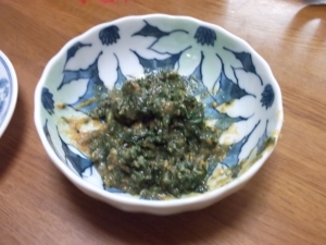 きゅうりにつける☆大葉味噌