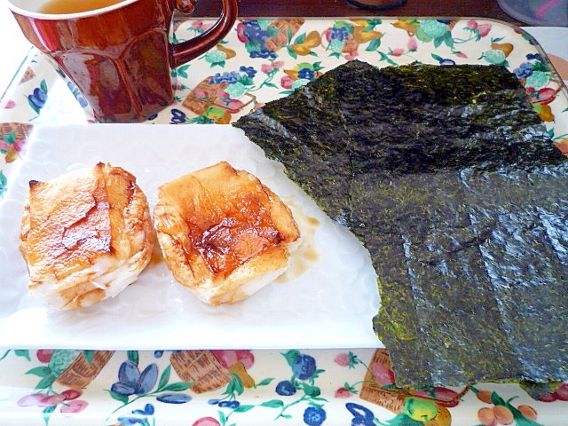 甘じょっぱい焼き餅♪