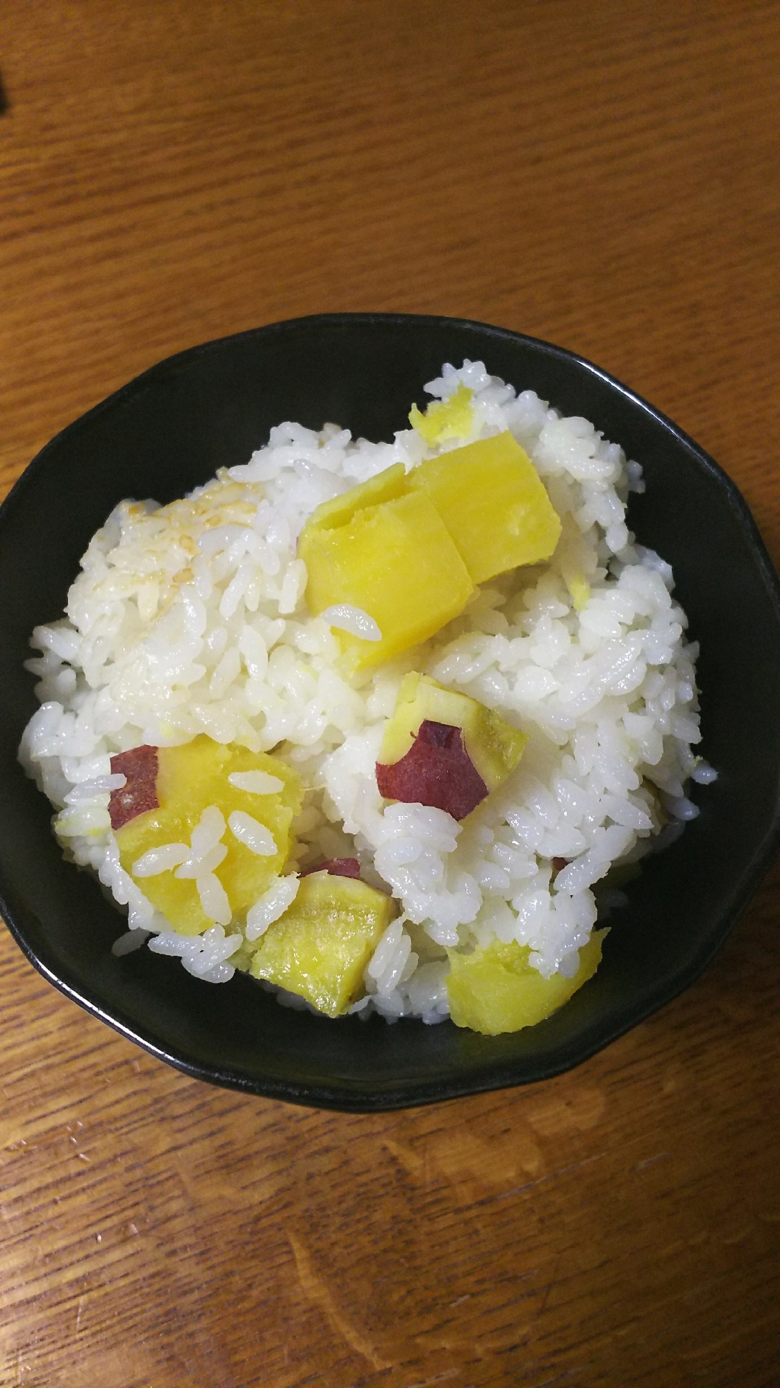 圧力鍋で簡単美味しいさつまいもご飯