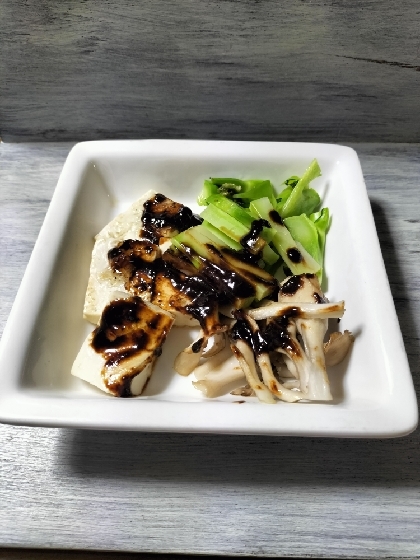 きょうはこちら✨ガーベラさんのレシピ経由してきました♫お豆腐ときのこと甘みと食感あるブロッコリーの茎が田楽味噌とマッチしてめちゃめちゃ美味♡素敵レシピ感謝です♥