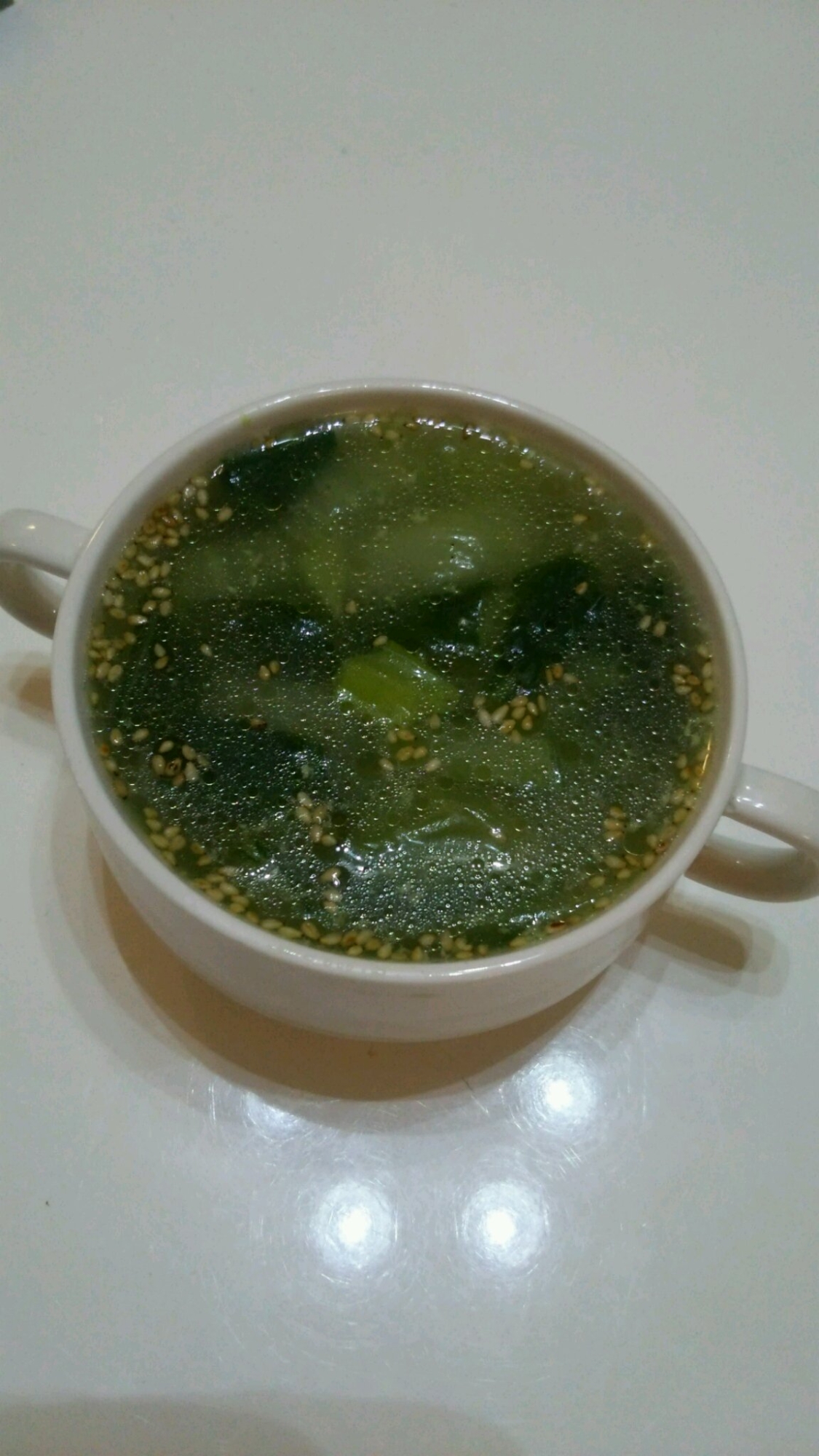 青梗菜のスープ