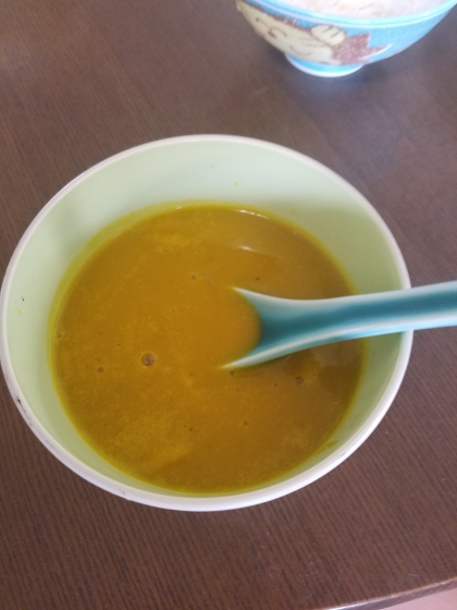 豆乳で☆かぼちゃスープ