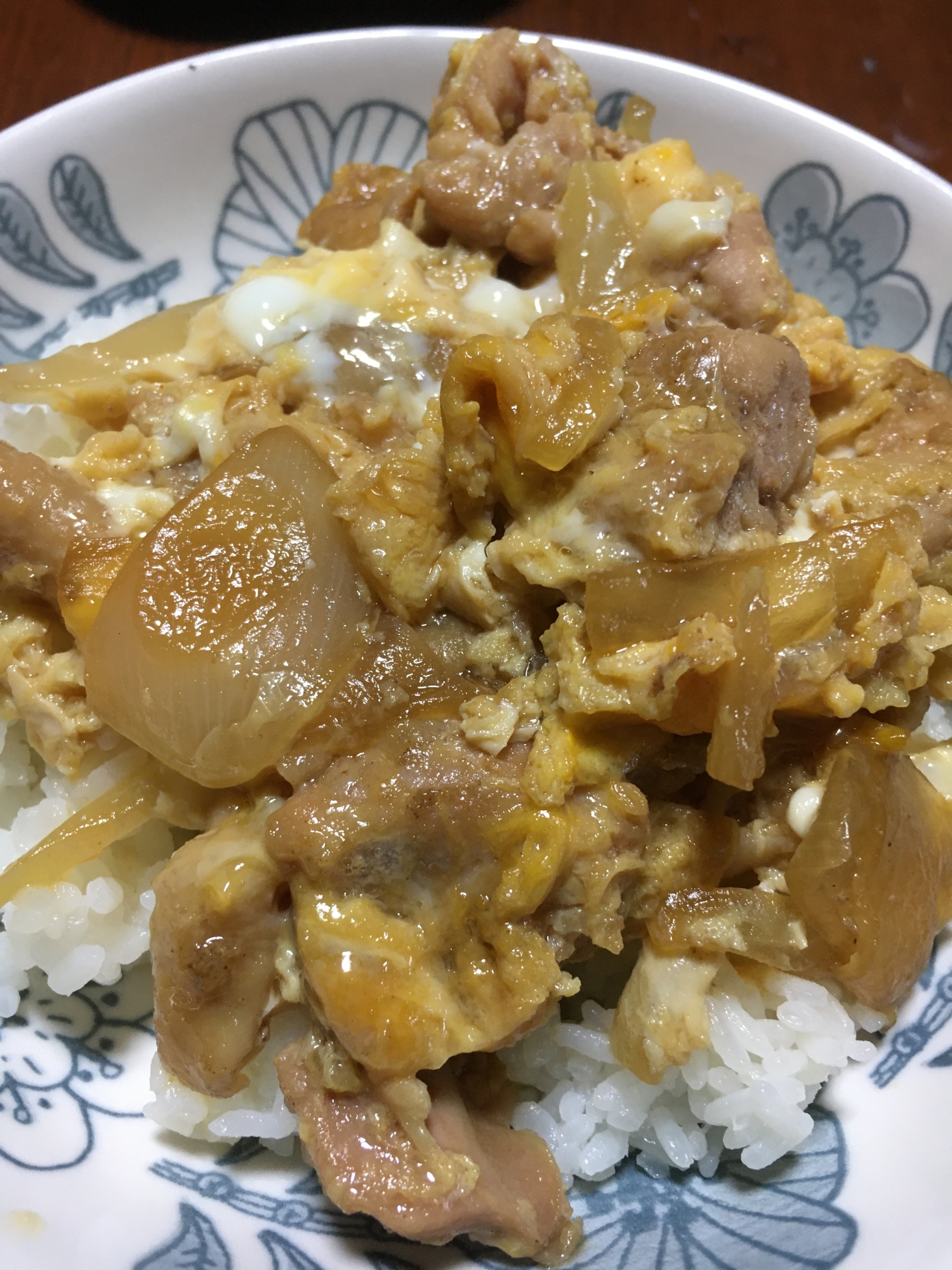 すき焼きのたれで親子丼