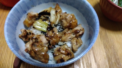 照り焼きソース黄金比✨焼鳥丼