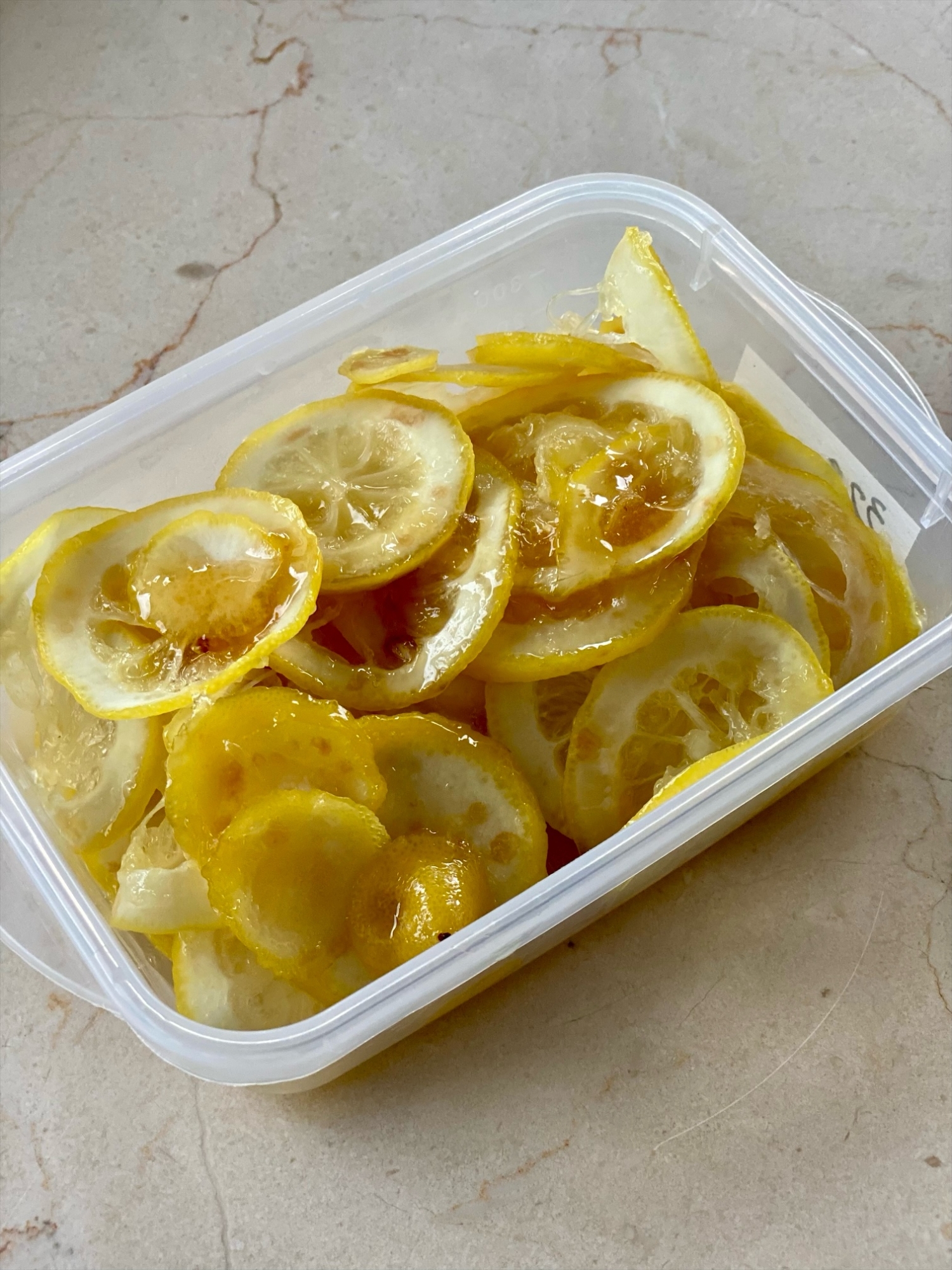 レモンの砂糖煮