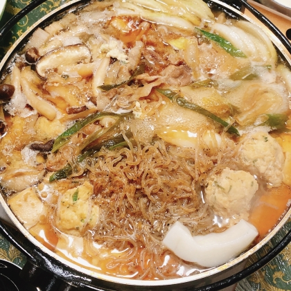 すき焼き（長ネギ・えのき・舞茸・糸こんetc..）