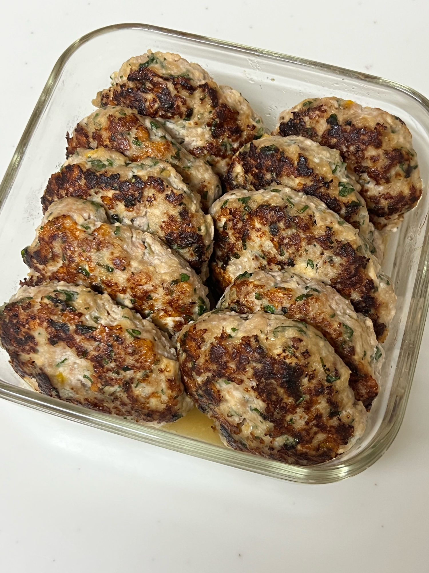 青じそ味噌風味♪ふわふわ豆腐ハンバーグ