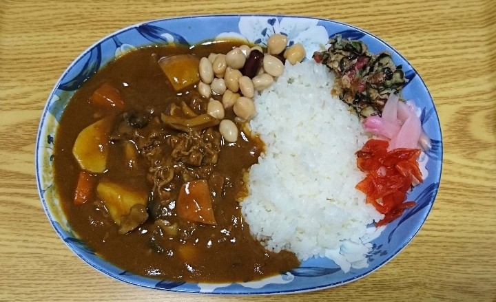 玉ねぎがない日の「カレーライス」