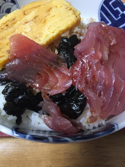 たまごも乗せていただきました♪簡単に美味しく作れました。ご馳走様でした！素敵なレシピありがとうございました(*^^*)