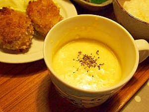 ノンオイル・乳製品なし☆米粉コーンポタージュ