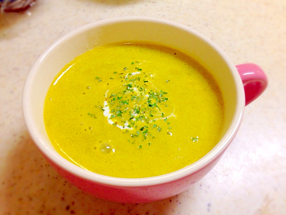 圧力鍋で 簡単！かぼちゃスープ