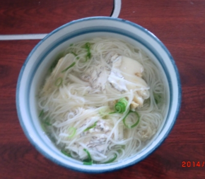 鯛だしにゅうめん