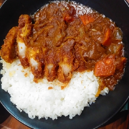 簡単に、食べごたえのある豪華なカレーになり、おいしく頂きました♪