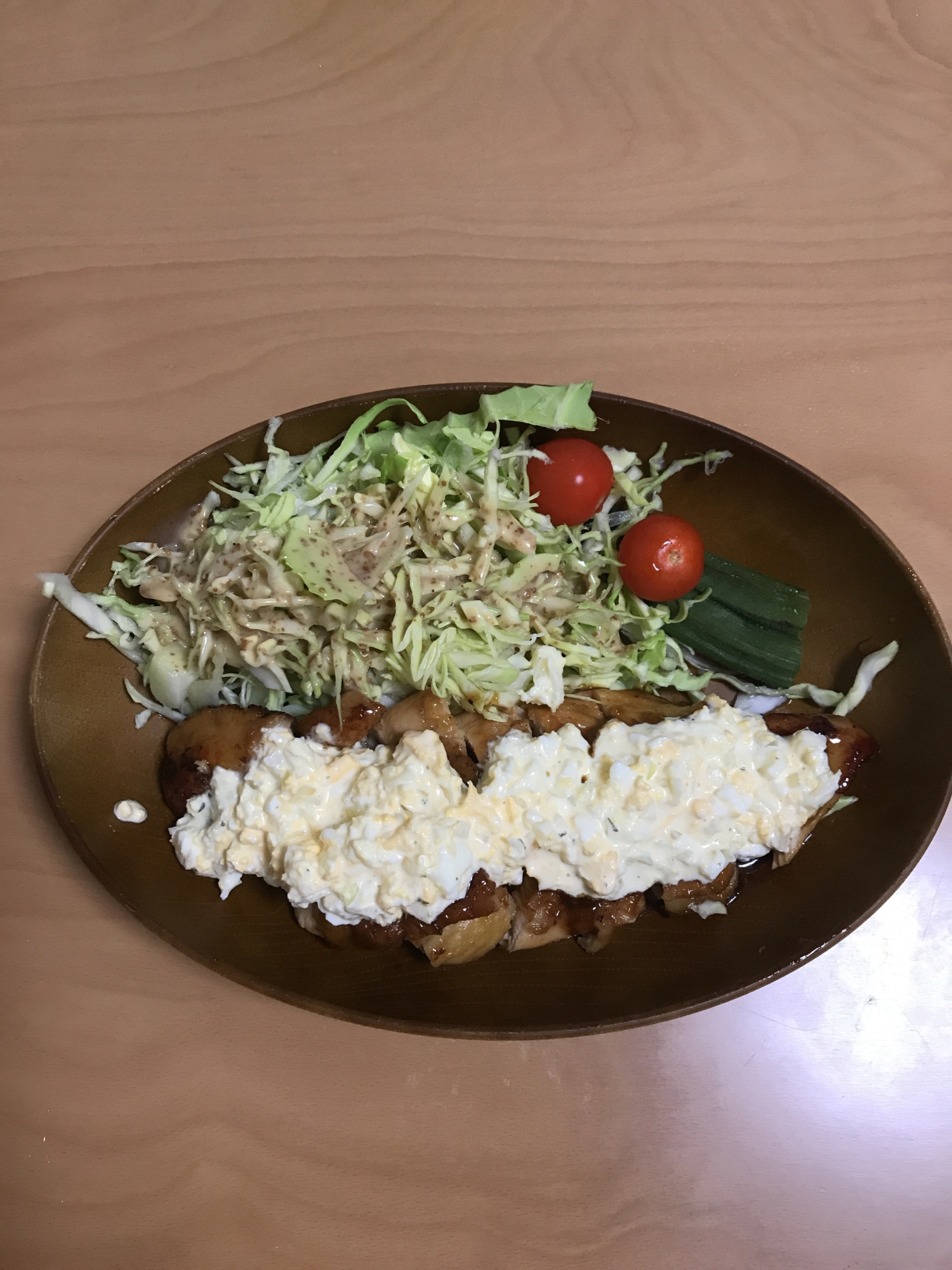 卵を使わない！揚げずにチキン南蛮