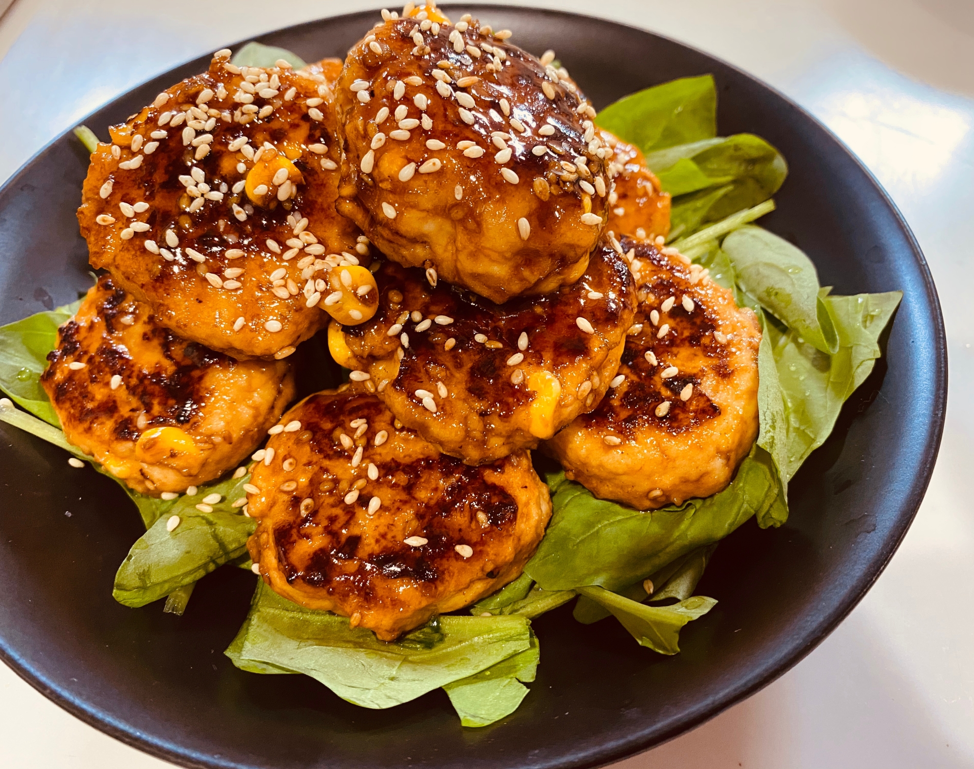 フワフワ簡単！照り焼きコーンつくね