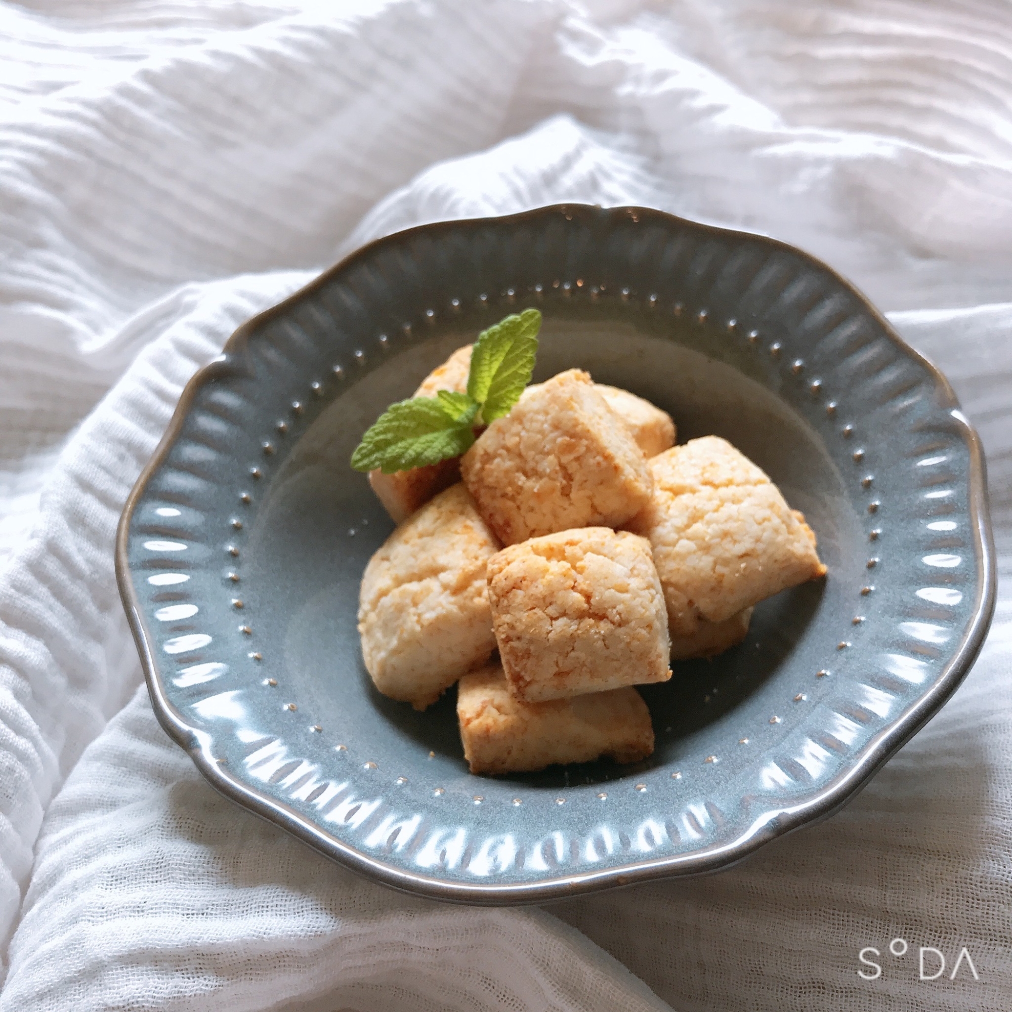 グルテンフリー 卵なし◡̈⋆甘酒と米粉のビスケット