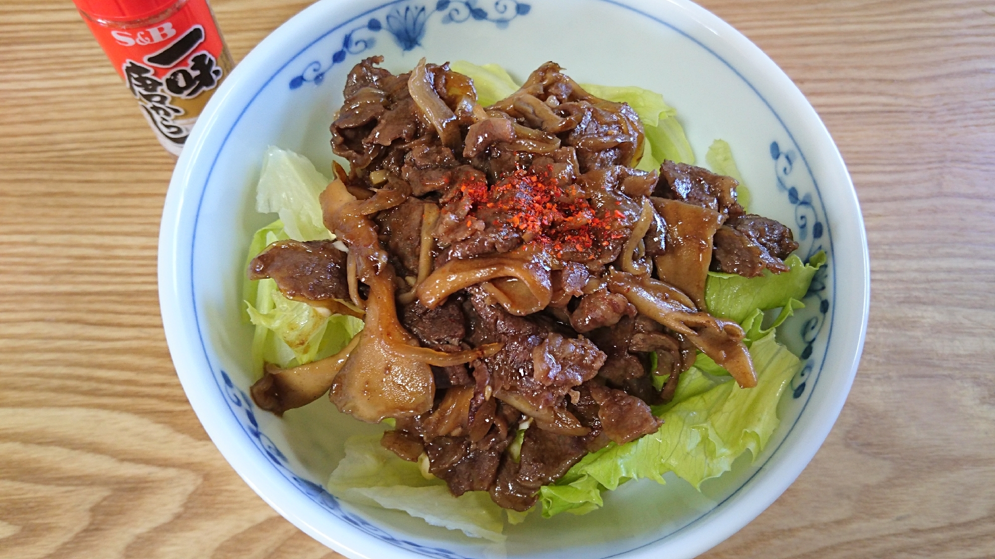 簡単!!焼き肉どんぶり( ☆∀☆)