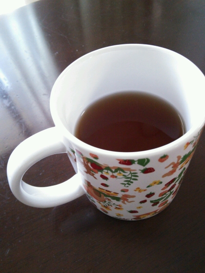 しょうが紅茶はよくやるけど、しょうが麦茶は初めてでした！ポカポカです☆