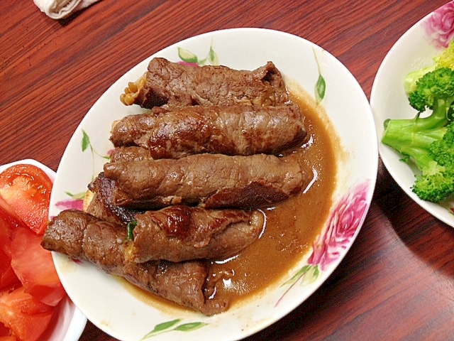 すき焼き肉のありあわせ肉巻き レシピ 作り方 By Mermelada 楽天レシピ